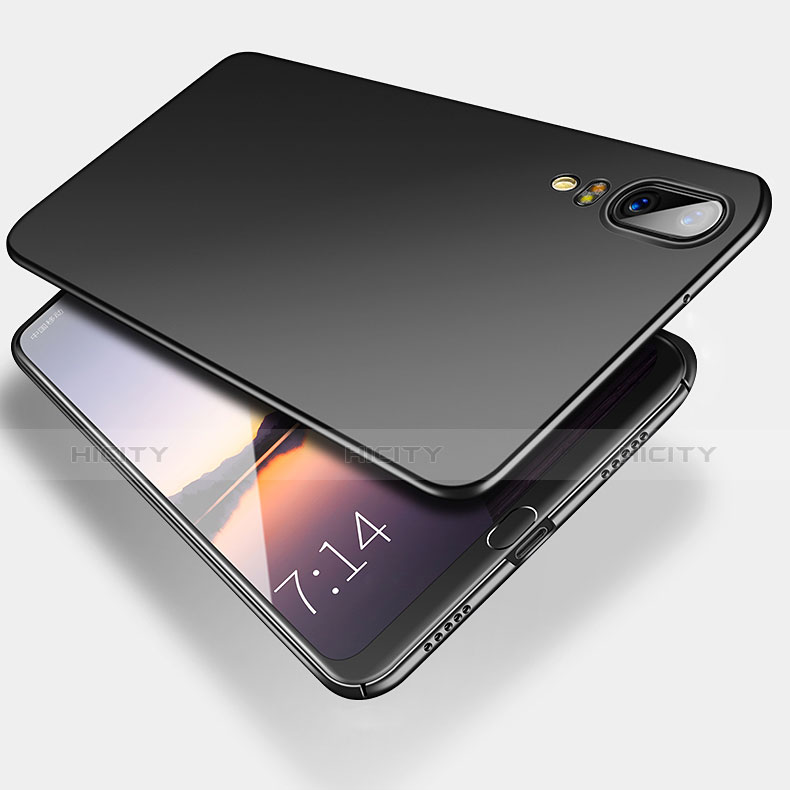 Handyhülle Hülle Kunststoff Schutzhülle Matt für Huawei P20 Schwarz