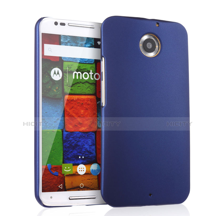 Handyhülle Hülle Kunststoff Schutzhülle Matt für Motorola Moto X (2nd Gen) Blau