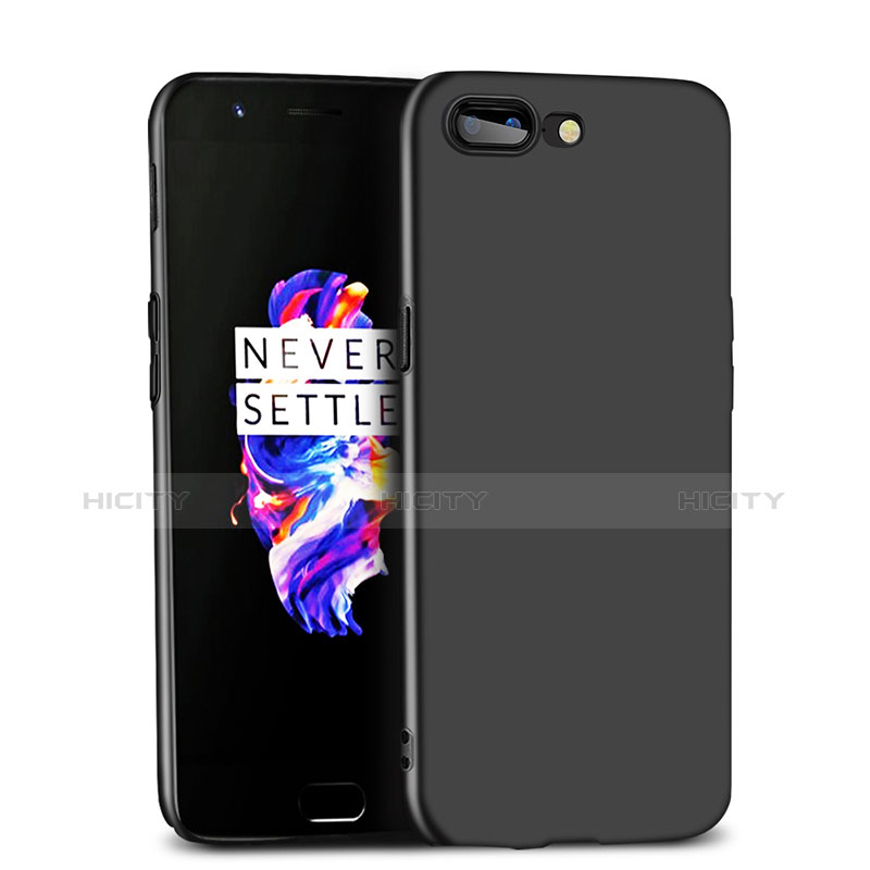 Handyhülle Hülle Kunststoff Schutzhülle Matt für OnePlus 5 Schwarz