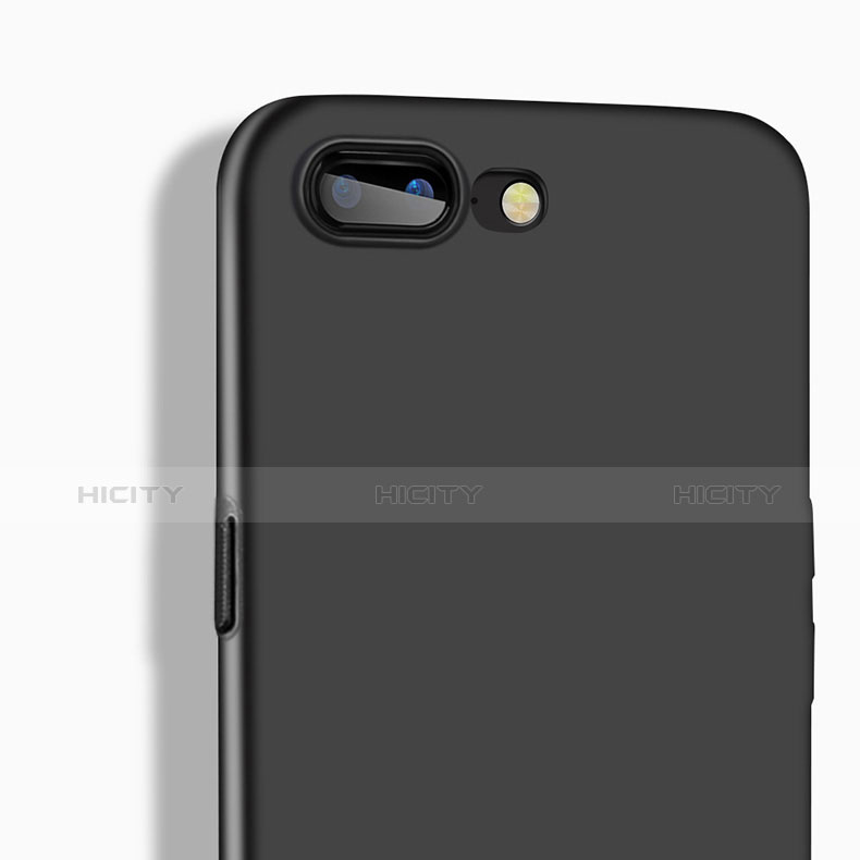 Handyhülle Hülle Kunststoff Schutzhülle Matt für OnePlus 5 Schwarz