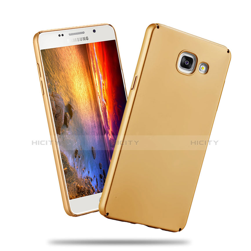 Handyhülle Hülle Kunststoff Schutzhülle Matt für Samsung Galaxy A3 (2016) SM-A310F Gold