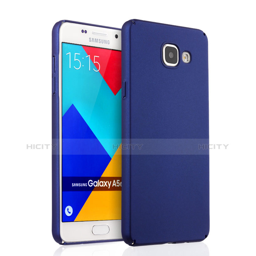 Handyhülle Hülle Kunststoff Schutzhülle Matt für Samsung Galaxy A5 (2016) SM-A510F Blau