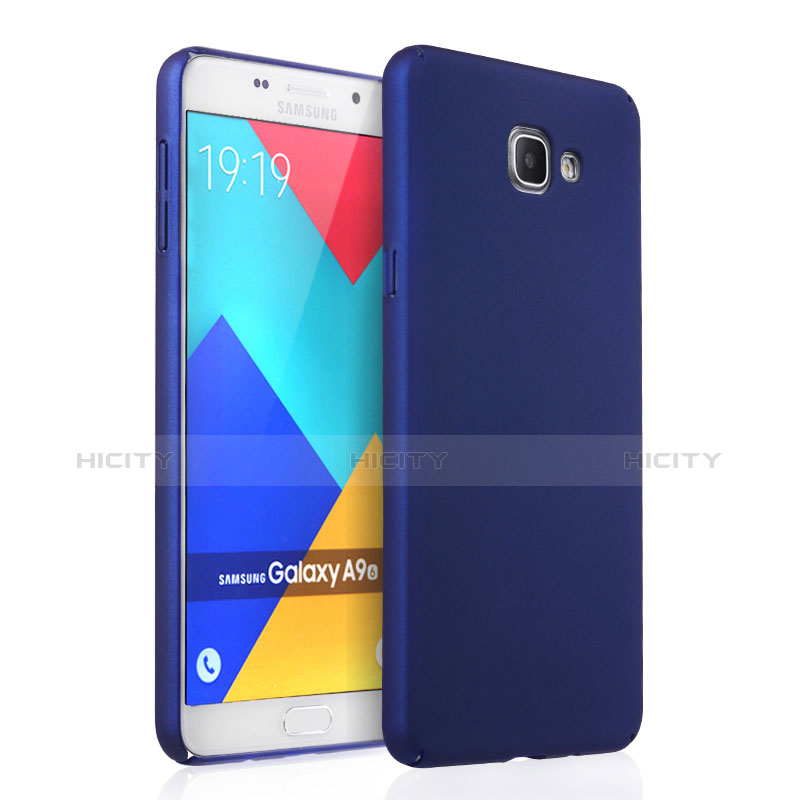 Handyhülle Hülle Kunststoff Schutzhülle Matt für Samsung Galaxy A9 (2016) A9000 Blau