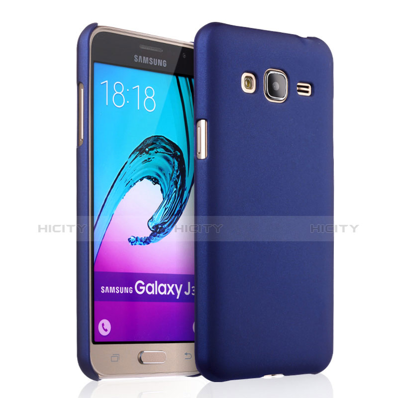 Handyhülle Hülle Kunststoff Schutzhülle Matt für Samsung Galaxy Amp Prime J320P J320M Blau