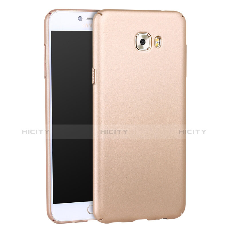 Handyhülle Hülle Kunststoff Schutzhülle Matt für Samsung Galaxy C7 Pro C7010 Gold Plus