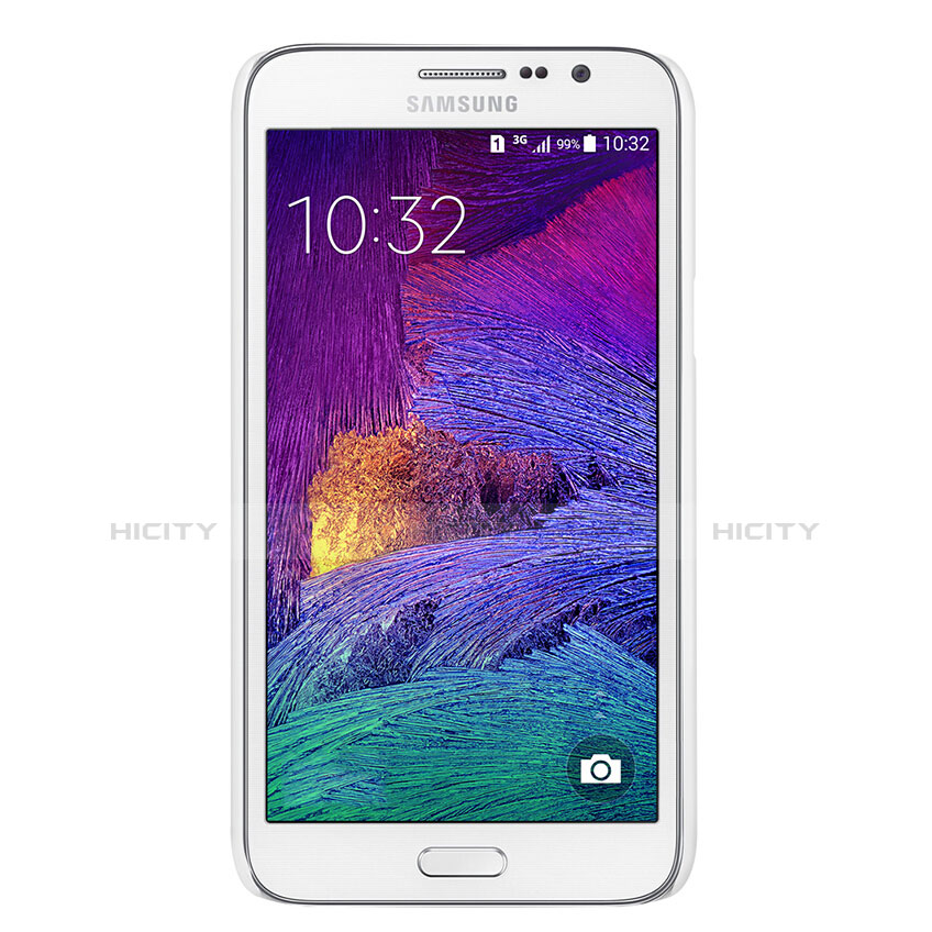 Handyhülle Hülle Kunststoff Schutzhülle Matt für Samsung Galaxy Grand Max SM-G720 Weiß