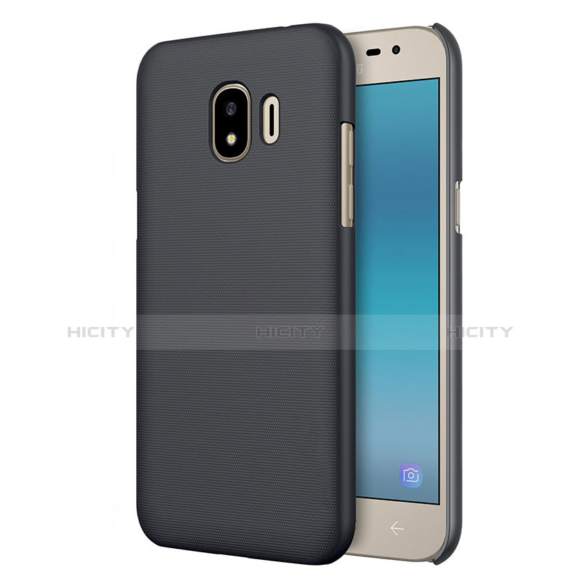 Handyhülle Hülle Kunststoff Schutzhülle Matt für Samsung Galaxy J2 Pro (2018) J250F Schwarz