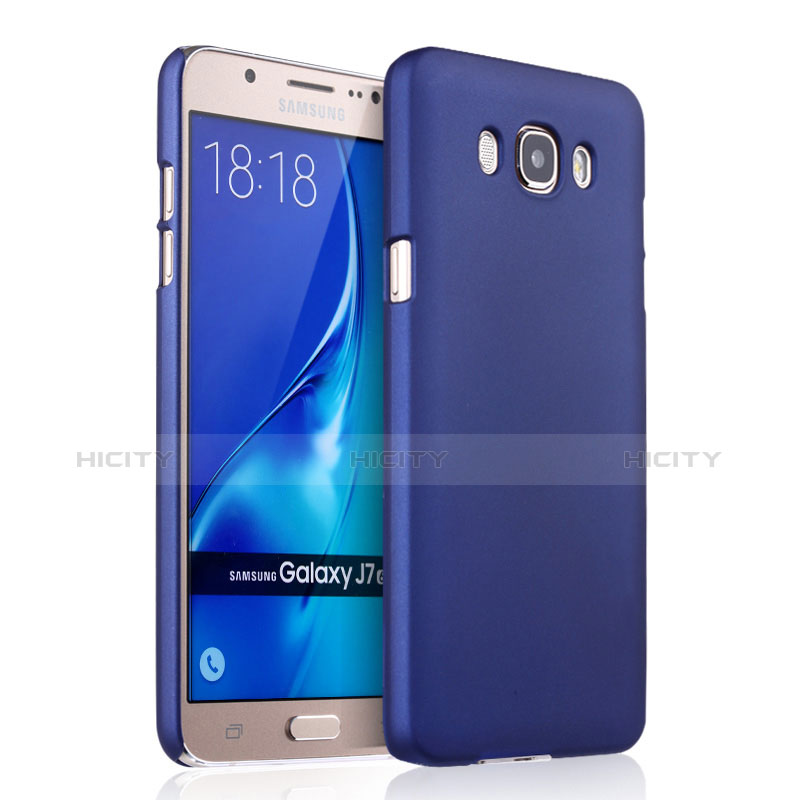 Handyhülle Hülle Kunststoff Schutzhülle Matt für Samsung Galaxy J7 (2016) J710F J710FN Blau