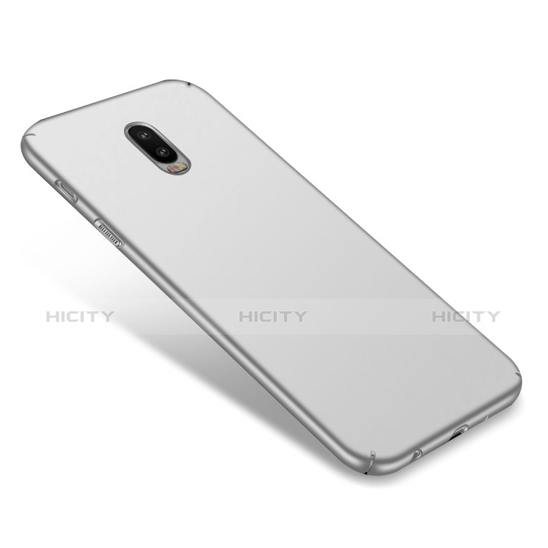 Handyhülle Hülle Kunststoff Schutzhülle Matt für Samsung Galaxy J7 Plus Silber