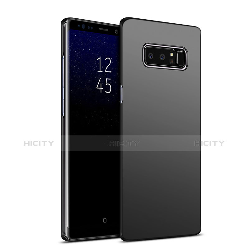 Handyhülle Hülle Kunststoff Schutzhülle Matt für Samsung Galaxy Note 8 Duos N950F Schwarz