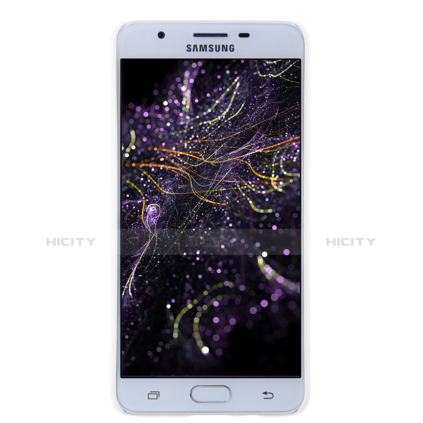 Handyhülle Hülle Kunststoff Schutzhülle Matt für Samsung Galaxy On5 (2016) G570 G570F Weiß