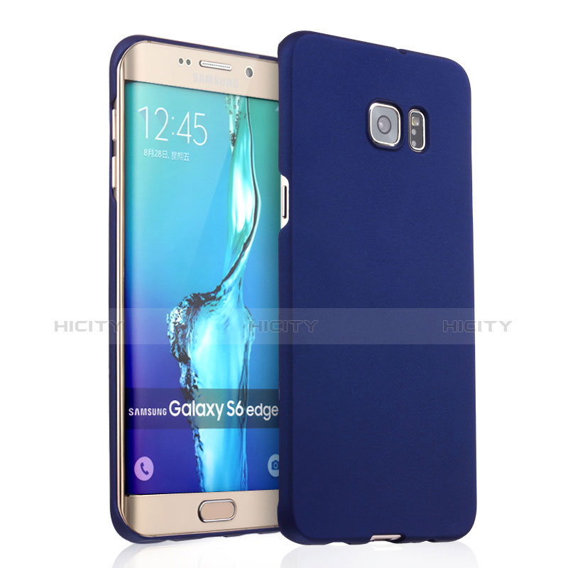 Handyhülle Hülle Kunststoff Schutzhülle Matt für Samsung Galaxy S6 Edge+ Plus SM-G928F Blau Plus