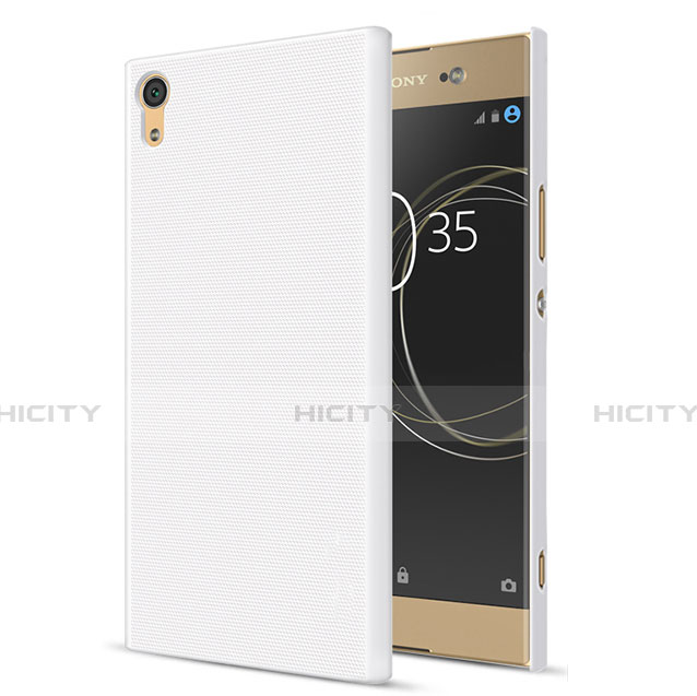 Handyhülle Hülle Kunststoff Schutzhülle Matt für Sony Xperia XA1 Ultra Weiß