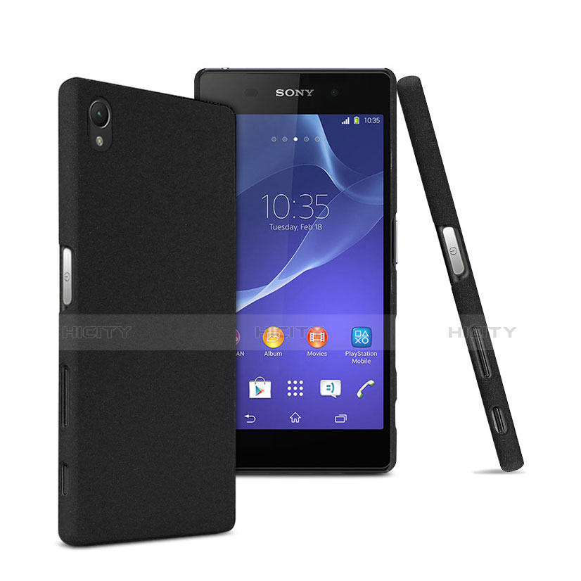 Handyhülle Hülle Kunststoff Schutzhülle Matt für Sony Xperia Z5 Premium Schwarz