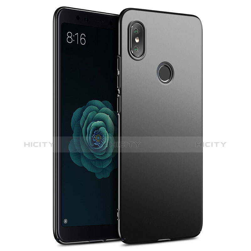 Handyhülle Hülle Kunststoff Schutzhülle Matt für Xiaomi Mi 6X Schwarz