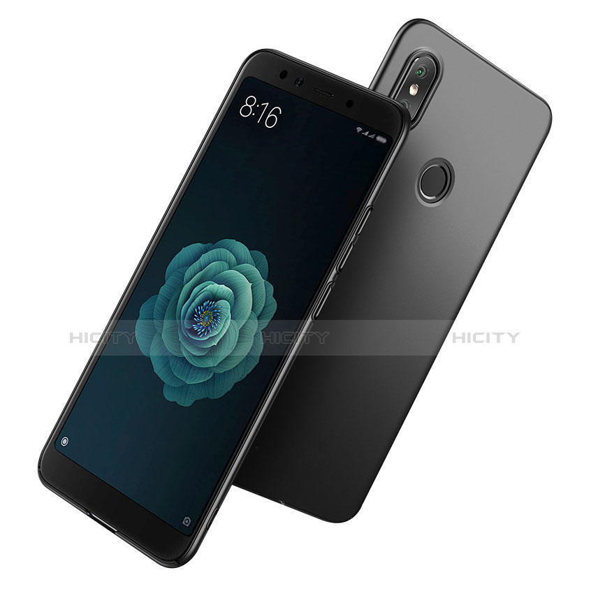 Handyhülle Hülle Kunststoff Schutzhülle Matt für Xiaomi Mi 6X Schwarz