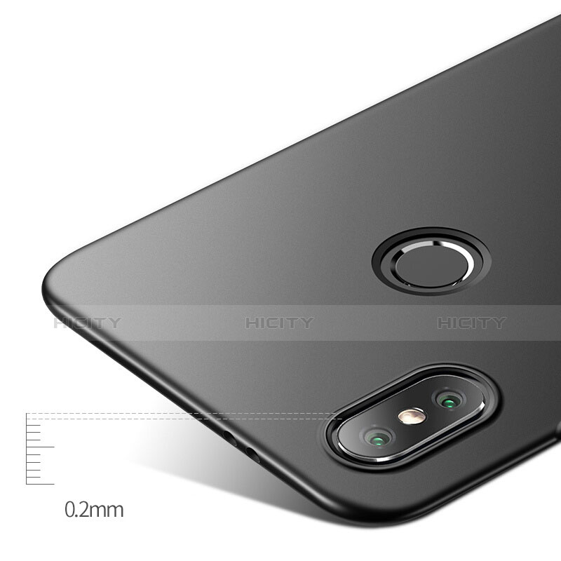 Handyhülle Hülle Kunststoff Schutzhülle Matt für Xiaomi Mi 6X Schwarz