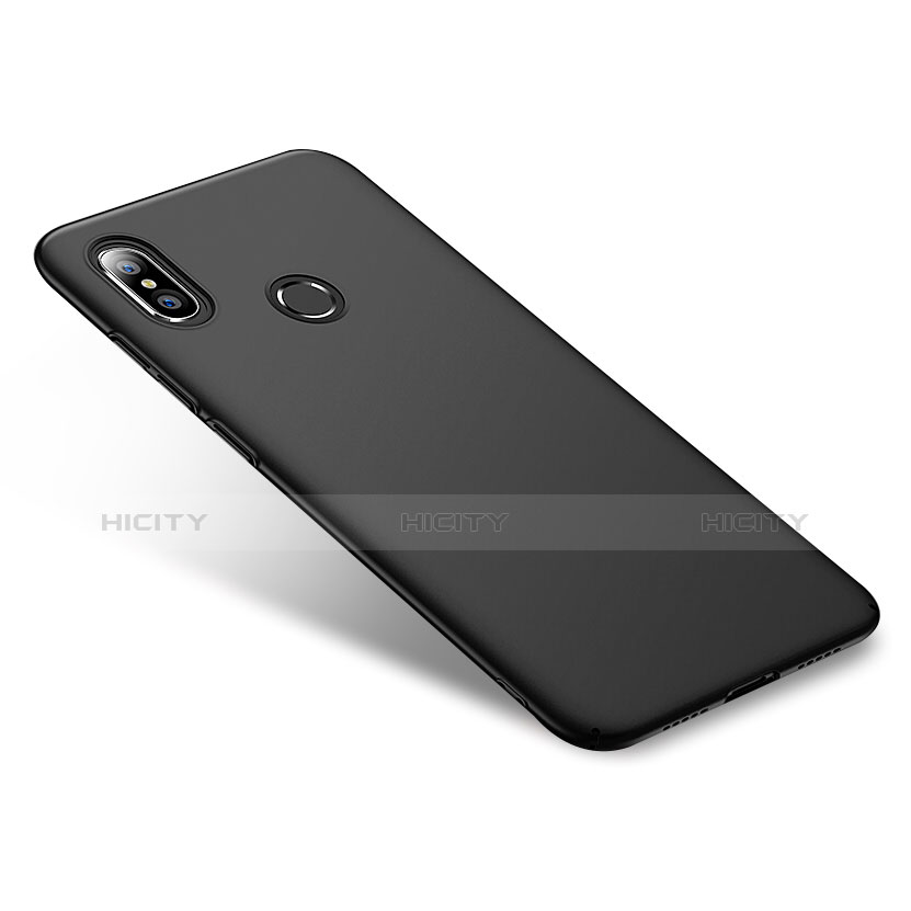 Handyhülle Hülle Kunststoff Schutzhülle Matt für Xiaomi Mi 8 Schwarz