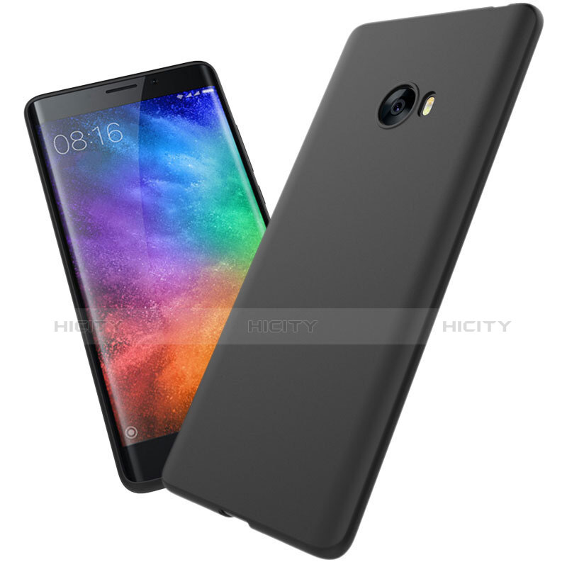 Handyhülle Hülle Kunststoff Schutzhülle Matt für Xiaomi Mi Note 2 Special Edition Schwarz