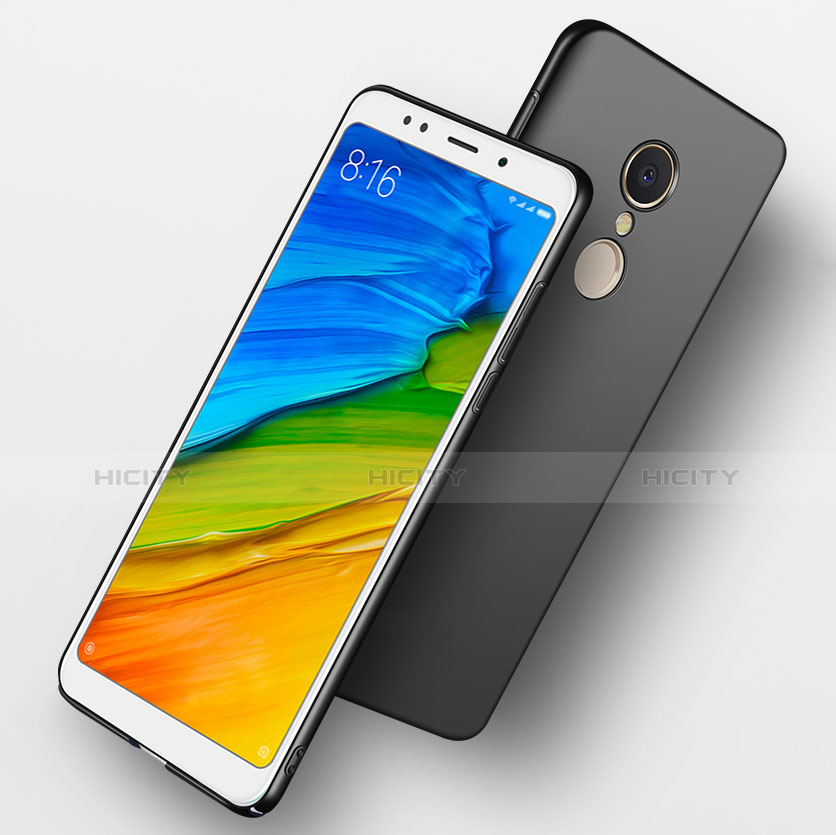 Handyhülle Hülle Kunststoff Schutzhülle Matt für Xiaomi Redmi 5 Schwarz