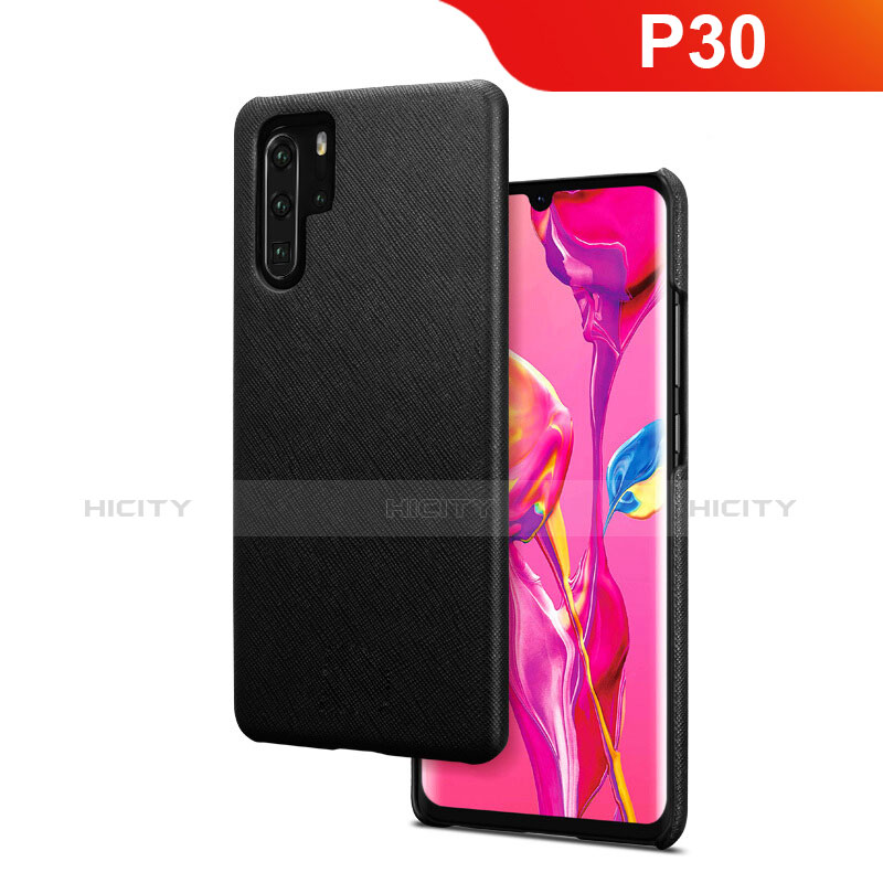 Handyhülle Hülle Kunststoff Schutzhülle Matt Köper für Huawei P30 Pro New Edition Schwarz Plus