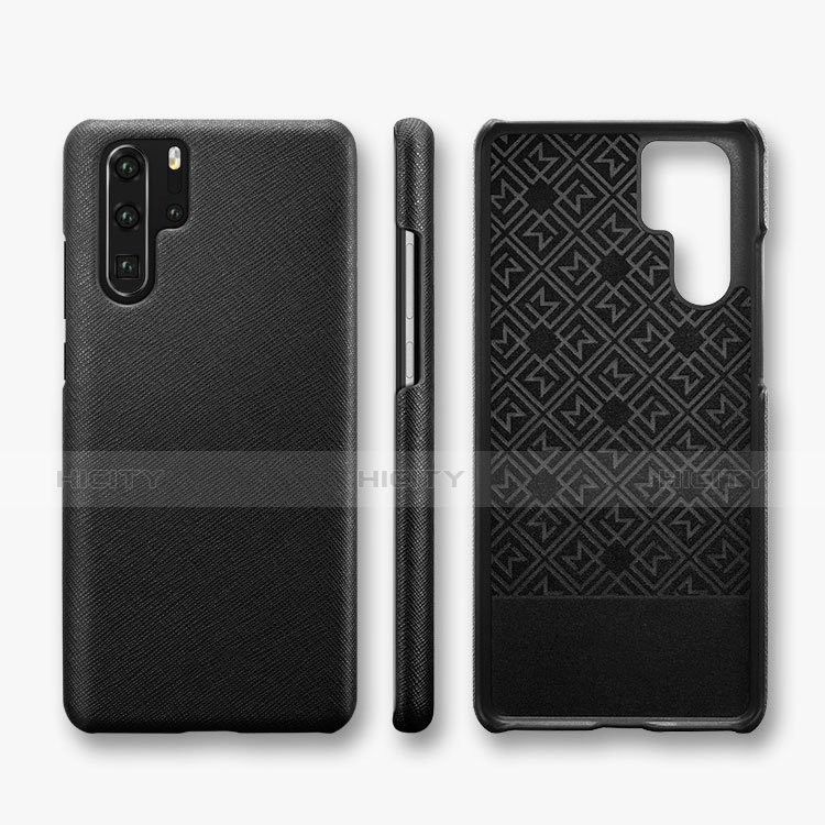 Handyhülle Hülle Kunststoff Schutzhülle Matt Köper für Huawei P30 Pro New Edition Schwarz groß