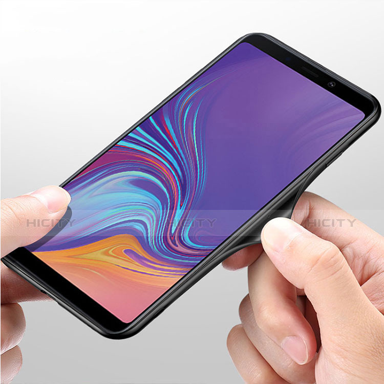 Handyhülle Hülle Kunststoff Schutzhülle Matt Köper für Samsung Galaxy A9s Grau groß