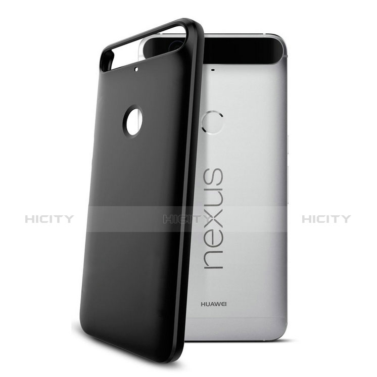 Handyhülle Hülle Kunststoff Schutzhülle Matt M01 für Google Nexus 6P Schwarz