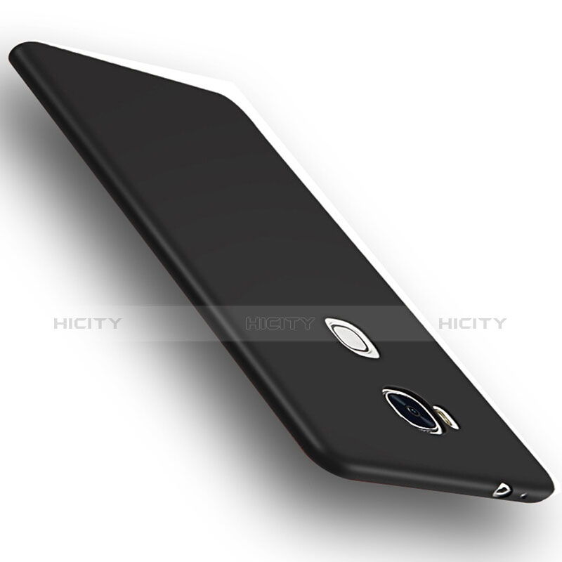 Handyhülle Hülle Kunststoff Schutzhülle Matt M01 für Huawei GR5 Schwarz