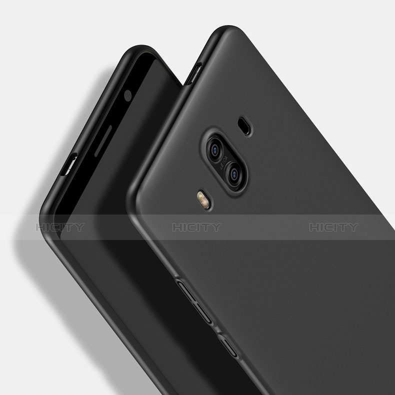 Handyhülle Hülle Kunststoff Schutzhülle Matt M01 für Huawei Mate 10 Schwarz