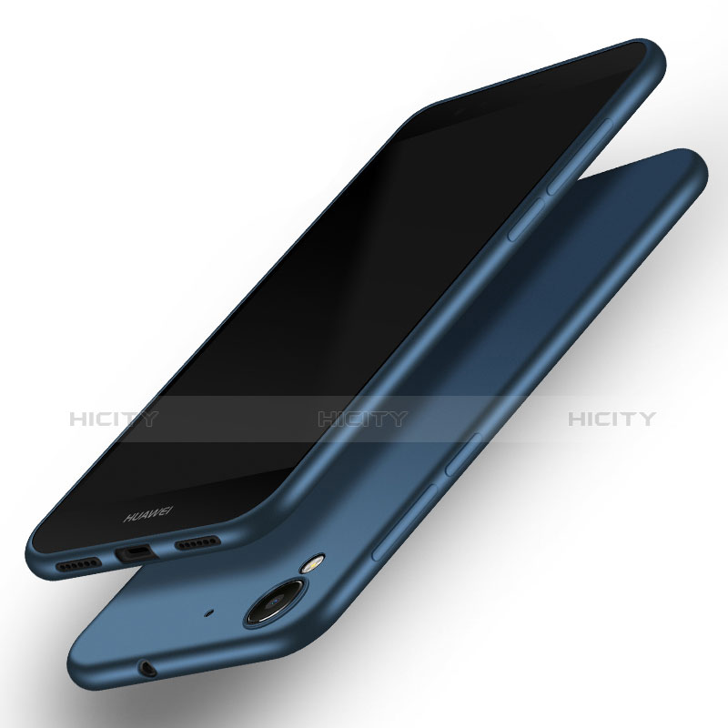 Handyhülle Hülle Kunststoff Schutzhülle Matt M01 für Huawei Y6 II 5 5 Blau