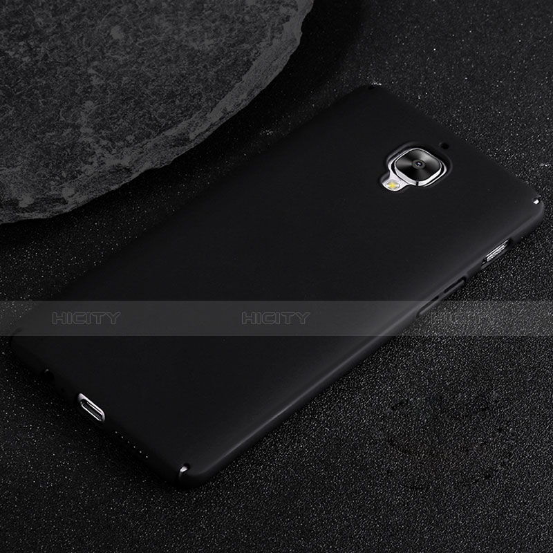 Handyhülle Hülle Kunststoff Schutzhülle Matt M01 für OnePlus 3 Schwarz