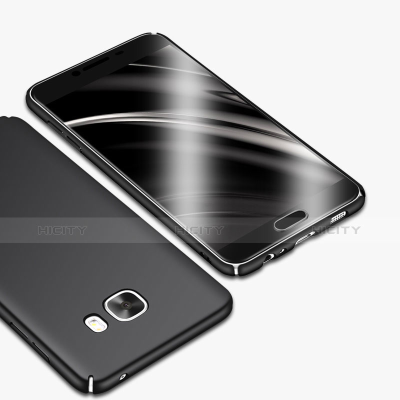 Handyhülle Hülle Kunststoff Schutzhülle Matt M01 für Samsung Galaxy C5 SM-C5000 Schwarz