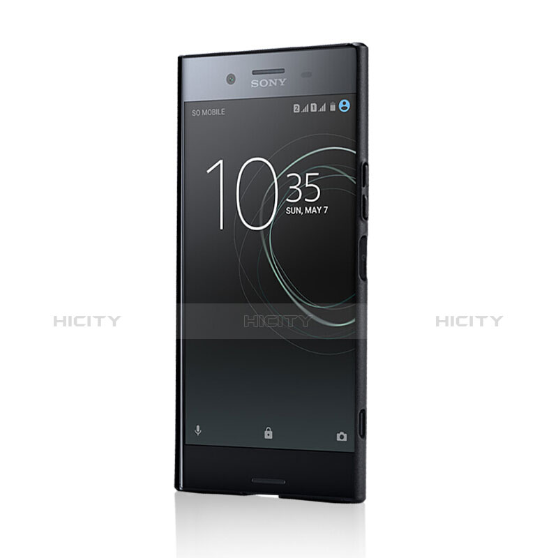 Handyhülle Hülle Kunststoff Schutzhülle Matt M01 für Sony Xperia XZ Premium Schwarz