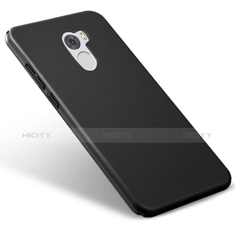 Handyhülle Hülle Kunststoff Schutzhülle Matt M01 für Xiaomi Redmi 4 Standard Edition Schwarz