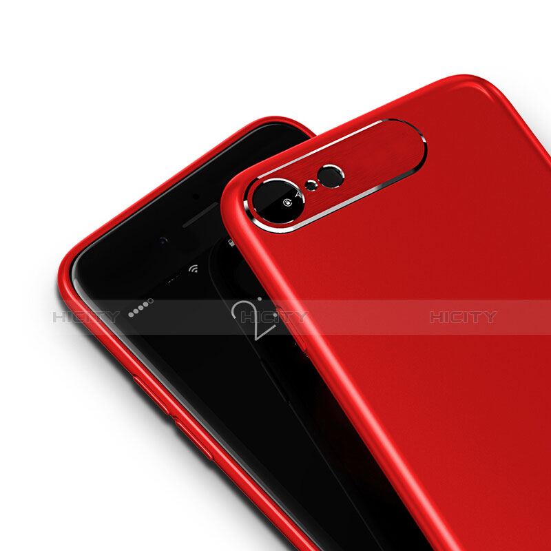 Handyhülle Hülle Kunststoff Schutzhülle Matt M02 für Apple iPhone 7 Rot