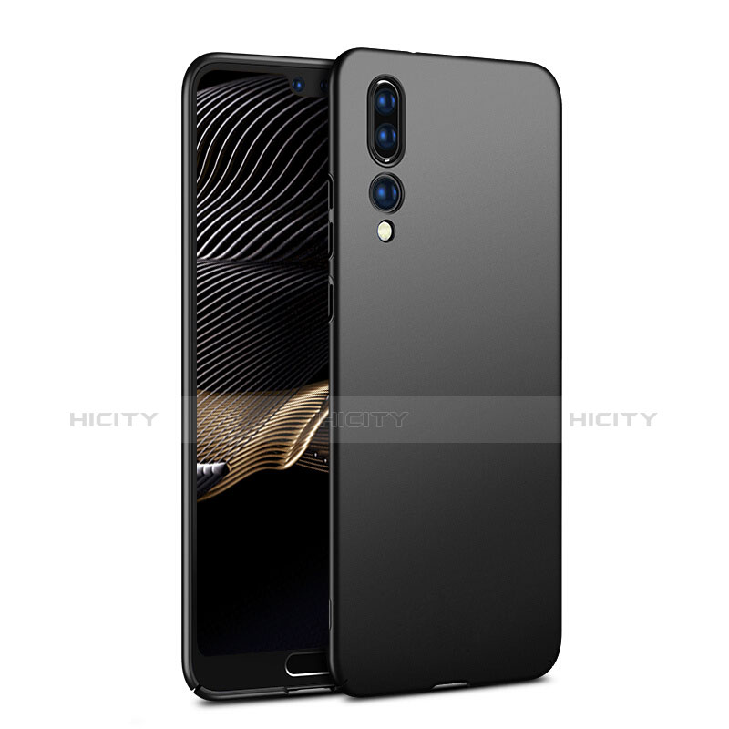 Handyhülle Hülle Kunststoff Schutzhülle Matt M02 für Huawei P20 Pro Schwarz