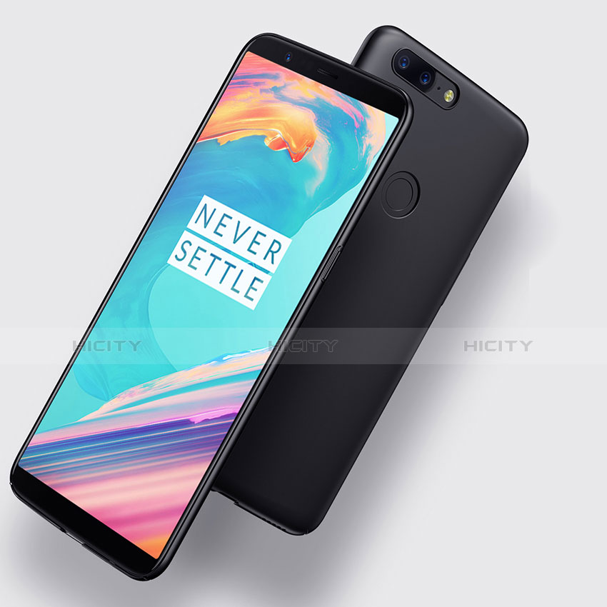 Handyhülle Hülle Kunststoff Schutzhülle Matt M02 für OnePlus 5T A5010 Schwarz