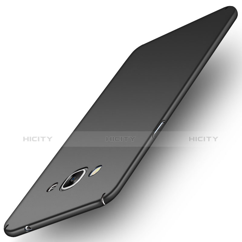 Handyhülle Hülle Kunststoff Schutzhülle Matt M02 für Samsung Galaxy J3 Pro (2016) J3110 Schwarz