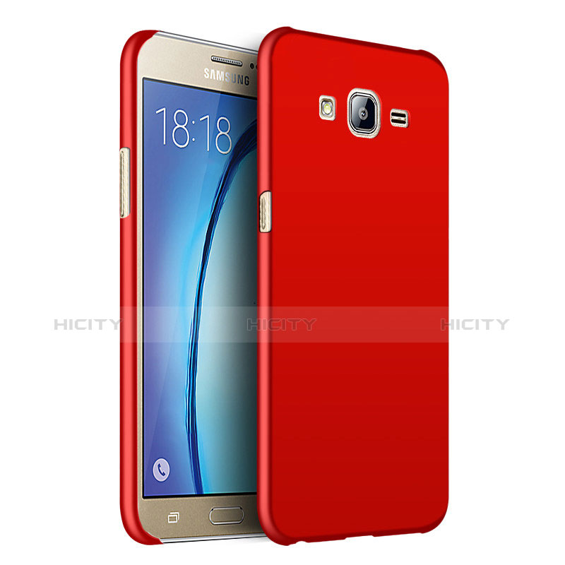 Handyhülle Hülle Kunststoff Schutzhülle Matt M02 für Samsung Galaxy On7 Pro Rot