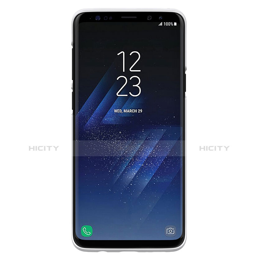 Handyhülle Hülle Kunststoff Schutzhülle Matt M02 für Samsung Galaxy S9 Plus Weiß