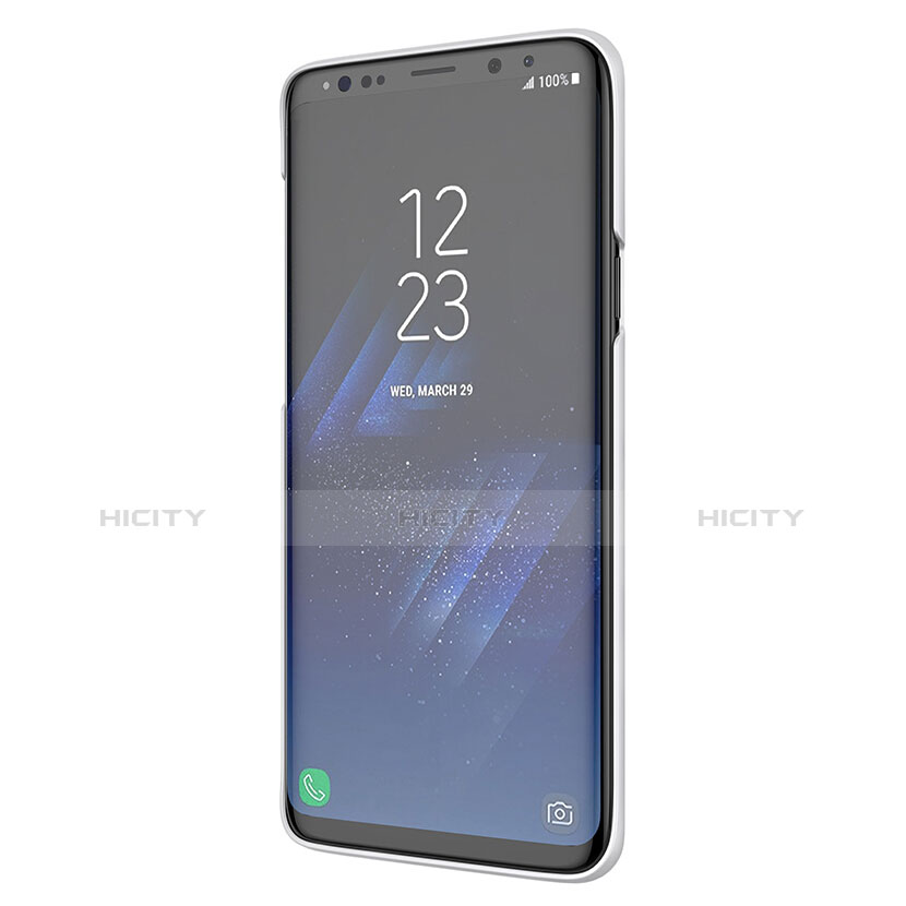 Handyhülle Hülle Kunststoff Schutzhülle Matt M02 für Samsung Galaxy S9 Plus Weiß