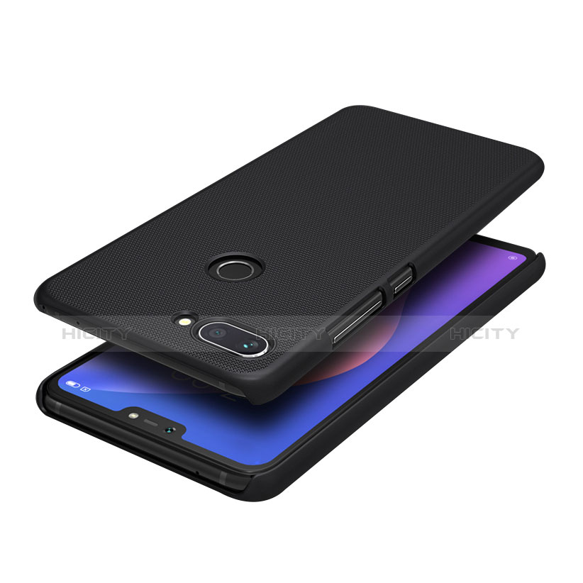 Handyhülle Hülle Kunststoff Schutzhülle Matt M02 für Xiaomi Mi 8 Lite Schwarz