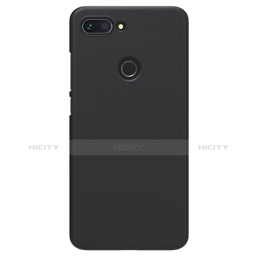 Handyhülle Hülle Kunststoff Schutzhülle Matt M02 für Xiaomi Mi 8 Lite Schwarz