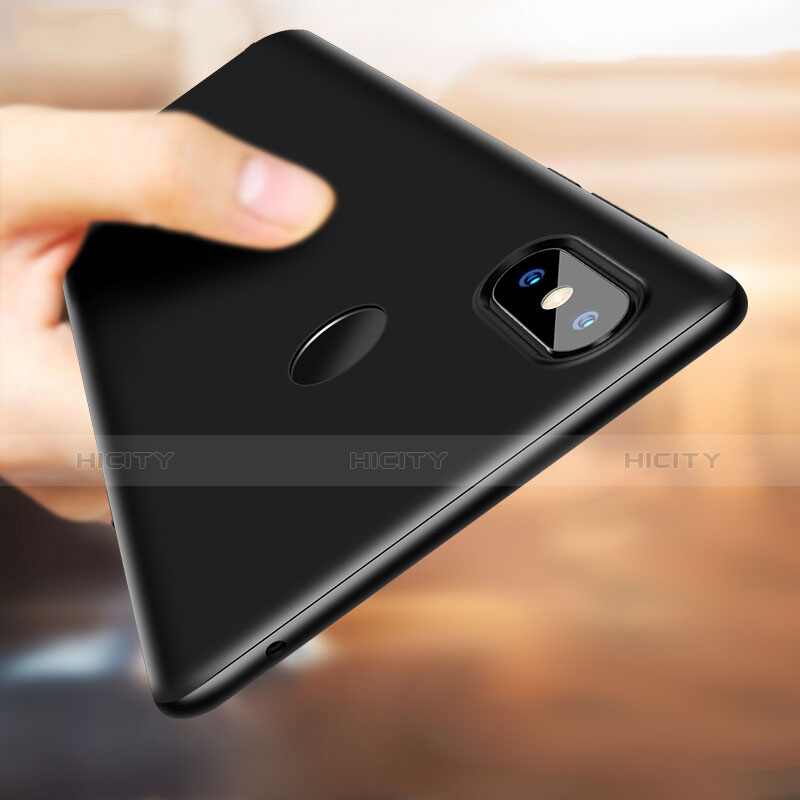 Handyhülle Hülle Kunststoff Schutzhülle Matt M02 für Xiaomi Mi Mix 3 Schwarz