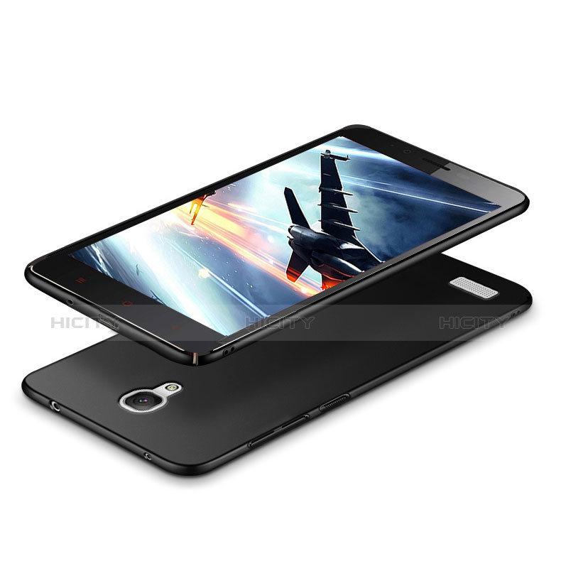 Handyhülle Hülle Kunststoff Schutzhülle Matt M02 für Xiaomi Redmi Note Prime Schwarz