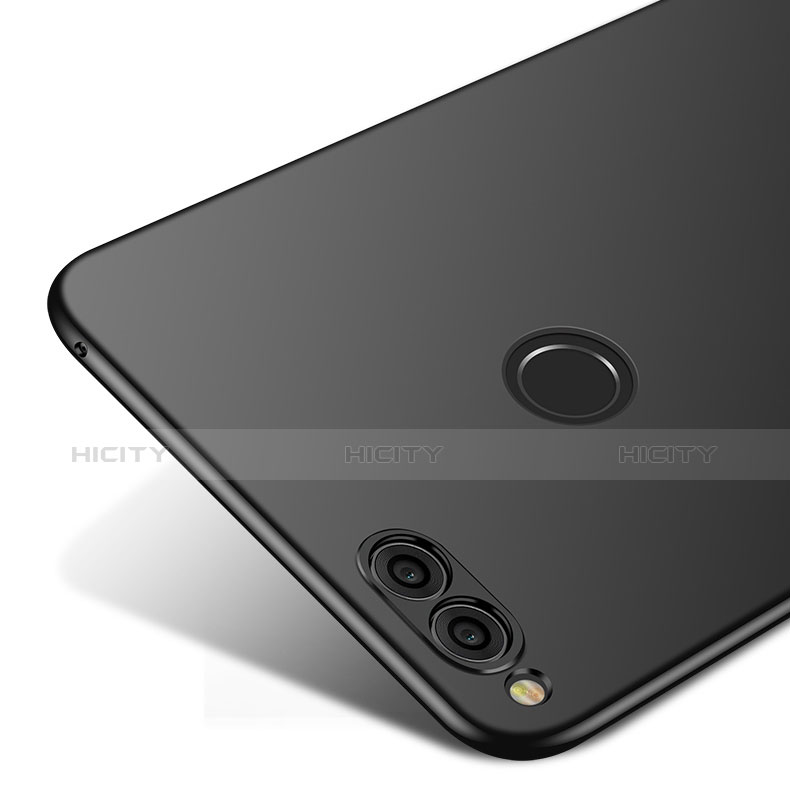 Handyhülle Hülle Kunststoff Schutzhülle Matt M03 für Huawei Honor 7X Schwarz