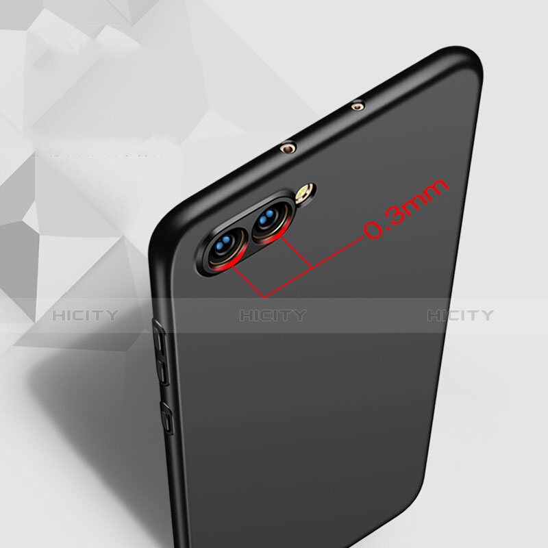 Handyhülle Hülle Kunststoff Schutzhülle Matt M03 für Huawei Honor V10 Schwarz