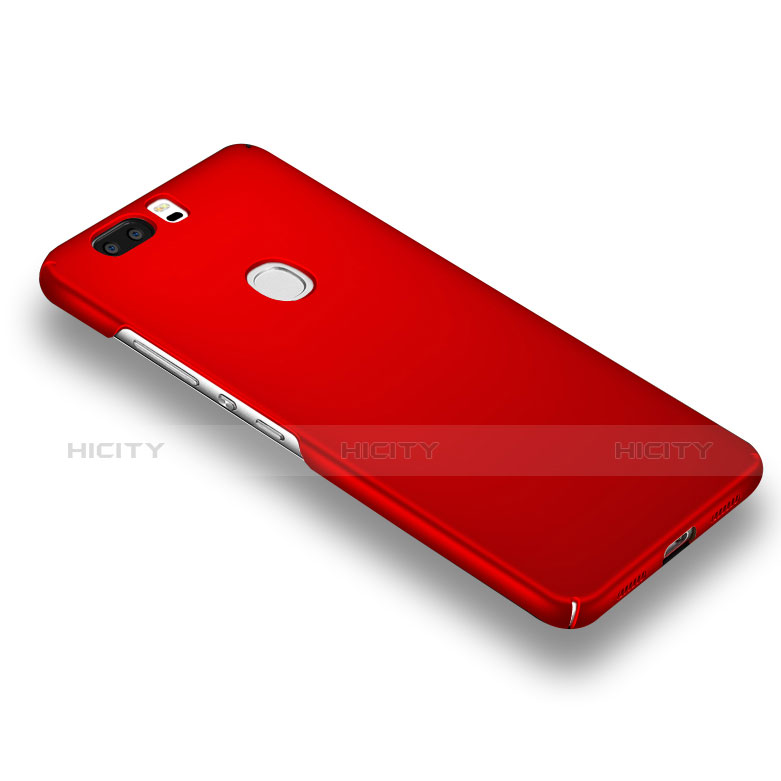 Handyhülle Hülle Kunststoff Schutzhülle Matt M03 für Huawei Honor V8 Rot groß