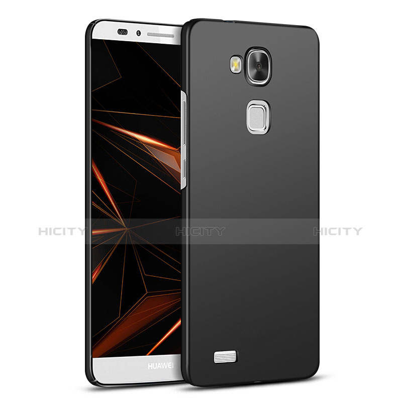 Handyhülle Hülle Kunststoff Schutzhülle Matt M03 für Huawei Mate 7 Schwarz